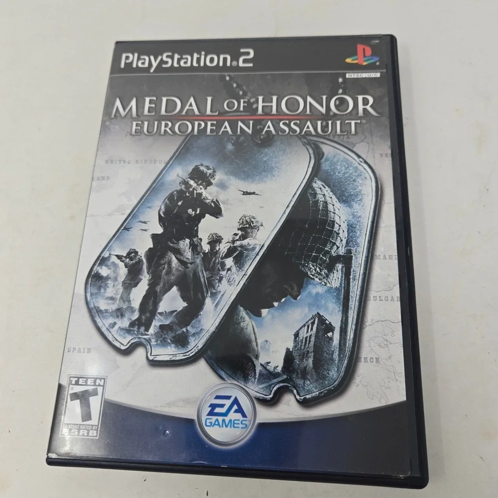 Medal of Honor European Assault PlayStation 2 PS2 EA Games‎ WWII Shooter CIB
